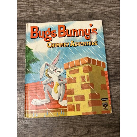 Vintage 1963 Bugs Bunny’s Chimney Adventure Book Whitman Publishing E3 - Picture 1 of 6